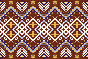 ethnic abstract art tribal seamless pattern Folk Embroidery, ikat Patterns, Aztec Geometric Art Ornament Prints, Carpet Designs, Wallpaper, Clothing, Wraps, Fabrics, Covers, Textiles , background imag