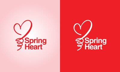 Creative Heart Spring Logo Design