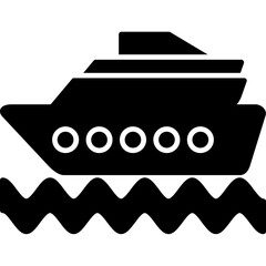 Cruise Ship Icon