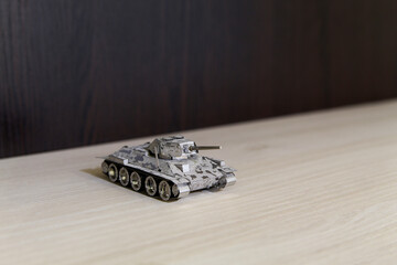 toy tank close-up toy metal war 