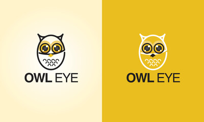 Creative Owl Eye Logo Design