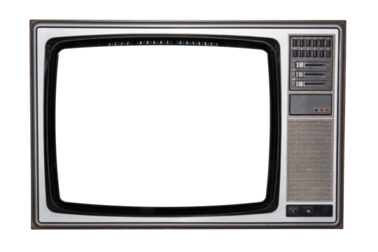 Old TV vintage, tv tube television in wood case tv electric home use equipment.