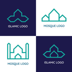 Mosque Logo Template. Islamic Logo Template