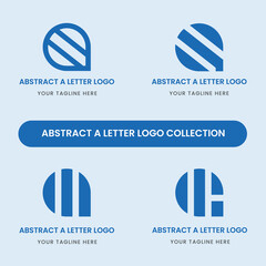Abstract A Letter Logo Set
