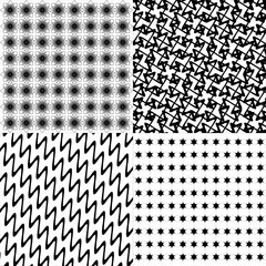 black and white patterns