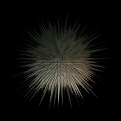 Sunburst wavy geometric background design. 