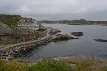 Fototapeta na wymiar View of Marstrand in Sweden.