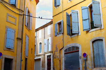 Fototapeta na wymiar Architecture street old Bеziers France