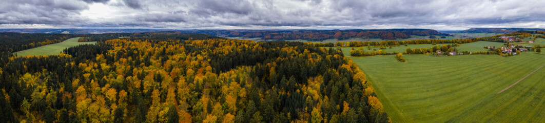 Fototapeta premium Herbst bei Tuttlingen