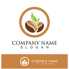 coffee bean icon drink logo images