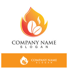 coffee bean icon drink logo images