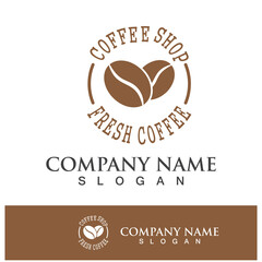 coffee bean icon drink logo images