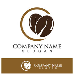coffee bean icon drink logo images