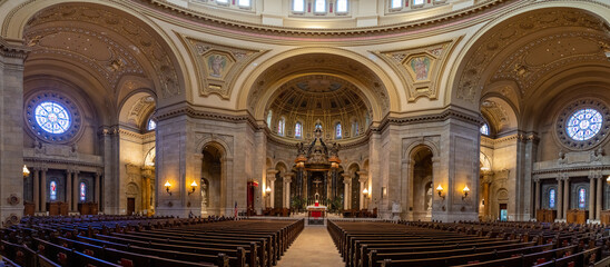 Cathedral of Saint Paul interior - obrazy, fototapety, plakaty