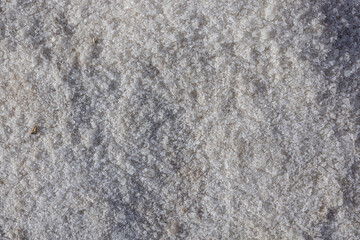 Coarse salt from the Pink Lake Of Torrevieja, Salinas de Torrevieja