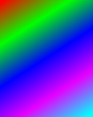 vector illustration with rainbow gradient colors