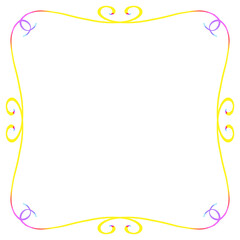 Obraz premium Multicolored Frame Border