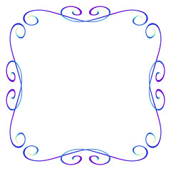 Multicolored Frame Border