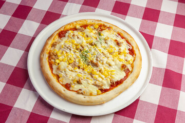 ツナマヨコーンのピッツァ