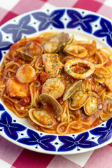 魚介のペスカトーレパスタ