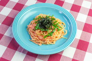 明太子のパスタ