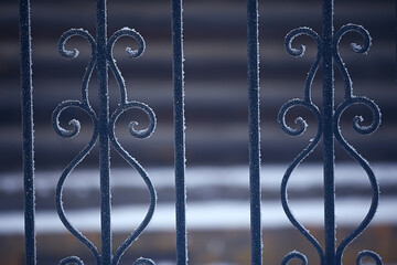 iron fence protection forged steel
