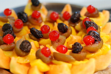 prato sobremesa frutas 