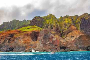 The Napali Coast of Kauai, Hawaii.