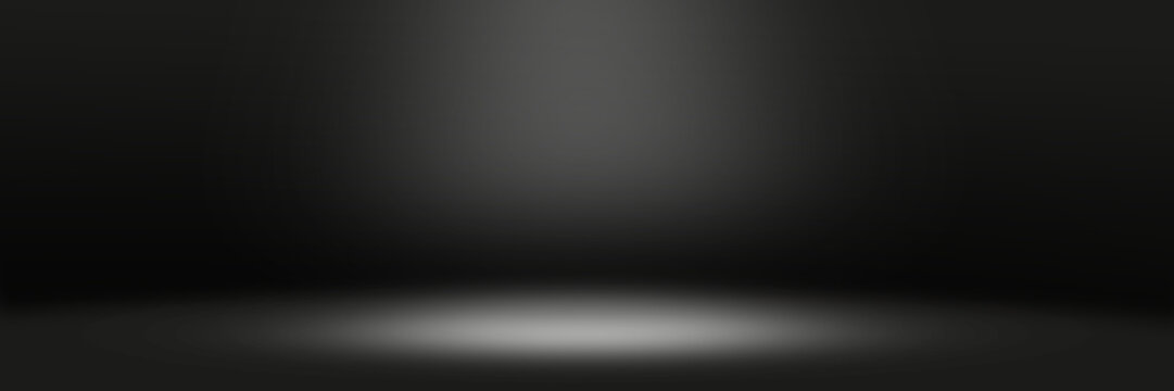 Abstract luxury blur dark grey and black gradient, empty space room for showing display your products. background, gradient room studio.