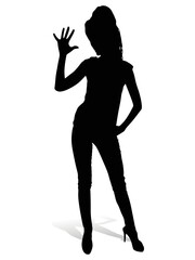 Beautiful young woman