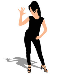 Beautiful young woman