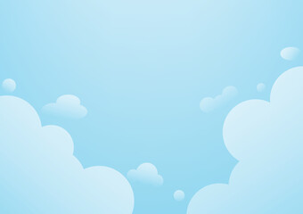 big sky with beautiful clouds background 