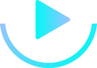 Play button ui icon 