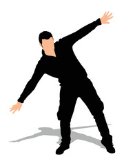 Man dancing