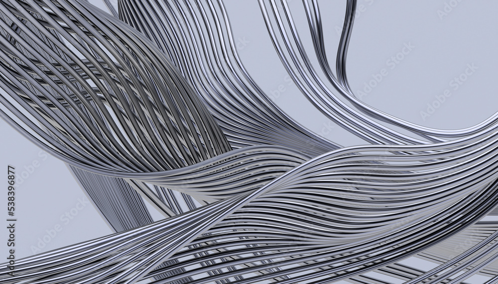 Poster abstract 3d render