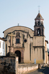 Ancient church at the town of Patzcuaro, Mexico