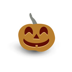Pumpkin icon solated on white background Vector illustration