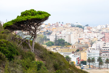 Ceuta Traditional Architecture in a Spanish Enclave in Africa. Ceuta Shares a Border with Morocco....