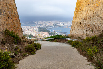 Ceuta Traditional Architecture in a Spanish Enclave in Africa. Ceuta Shares a Border with Morocco....