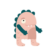 Monster print. Cartoon character design for fashion fabrics, textile graphics, prints