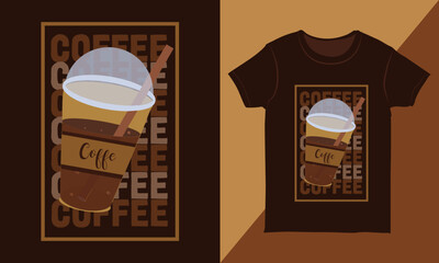 Coffee T-Shirt Vector Illustration