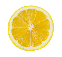 lemon slice on transparent png