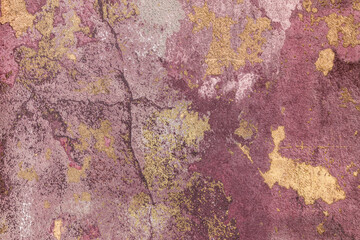 Abstract colorful texture of canvas messy stucco wall background