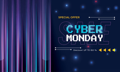 Cyber monday special sale offer promotion 