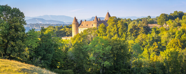 Panorama Château de Virieu, France