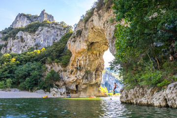 Gorges de l'Ardeche, Vallon-Pont-d'Arc, France