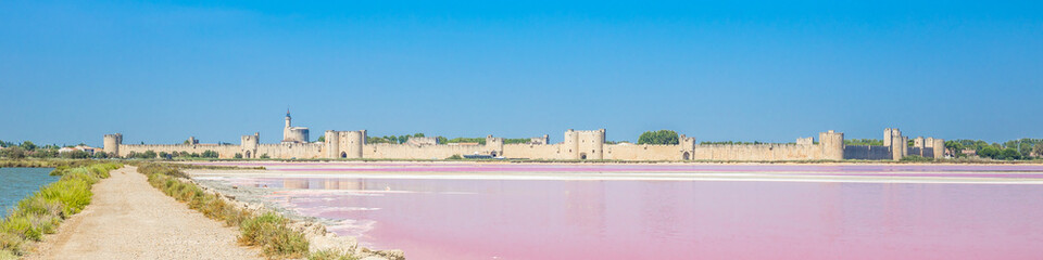 Panorama of Aigues-Mortes, France