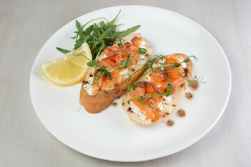 grilled salmon steak with vegetables