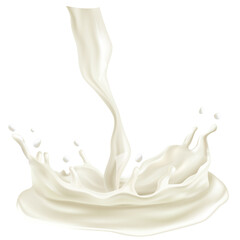 splash of milk