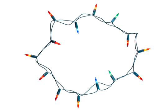Christmas lights string